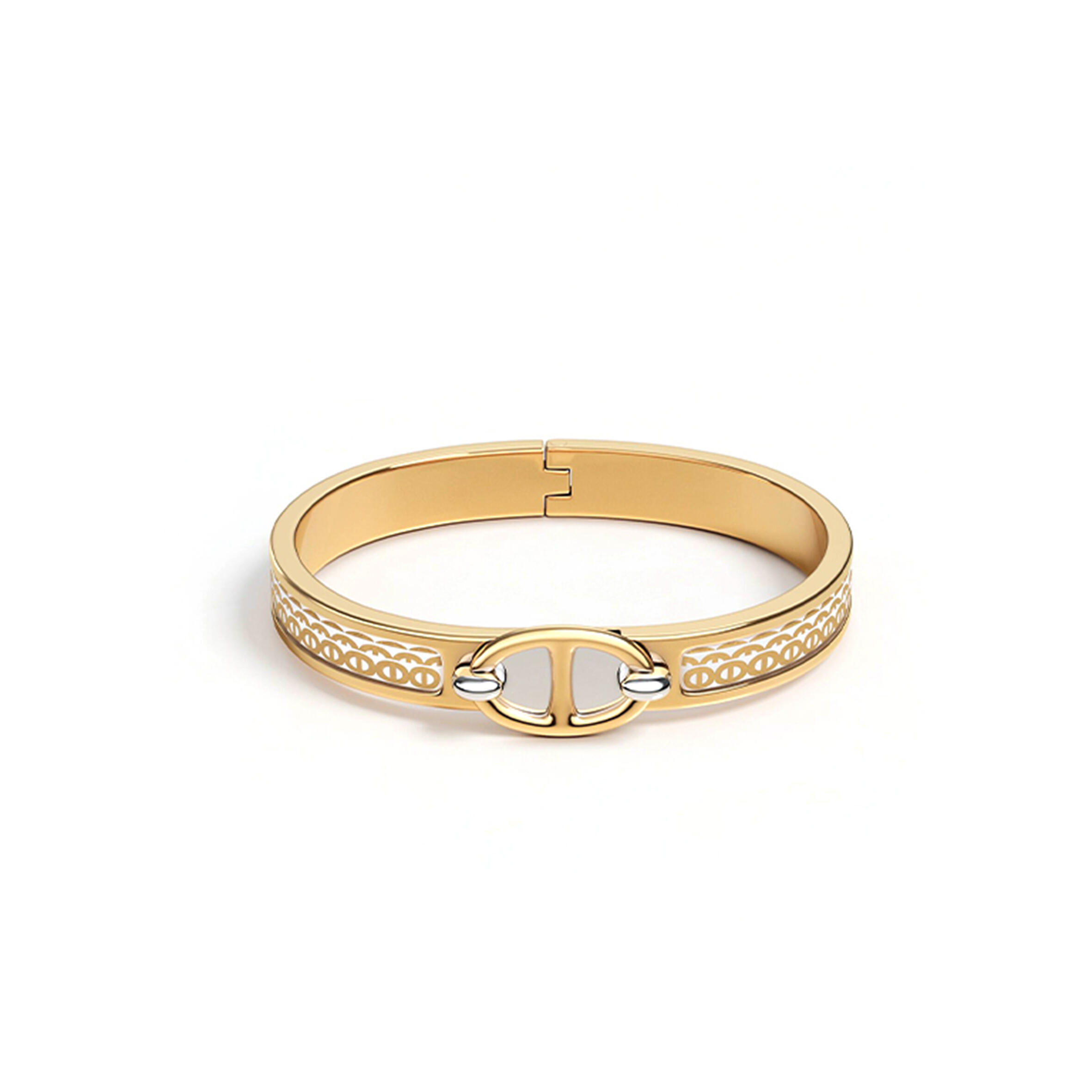 HERMES MINI CLIC CHAINE D'ANCRE BRACELET H202314FVC6GM HERMES MINI CLIC CHAINE D'ANCRE BRACELET H202314FVC6GM